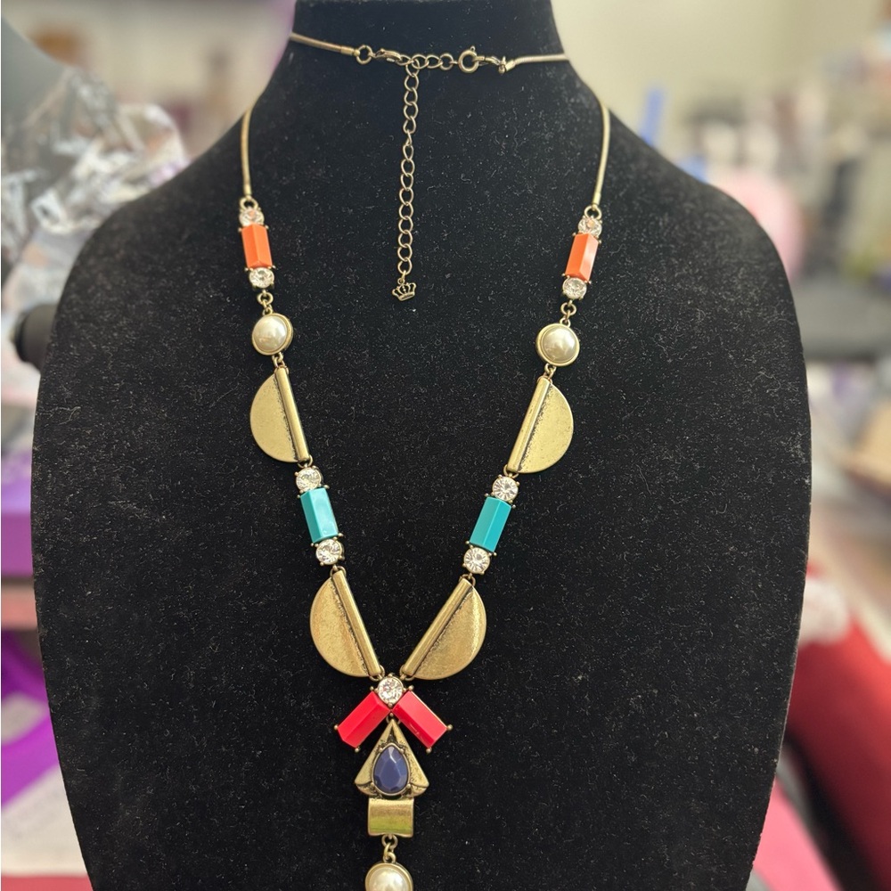 Premier Designs Colorful Geometric Necklace